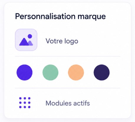 Elevia UI: white-label brand customization for the client portal